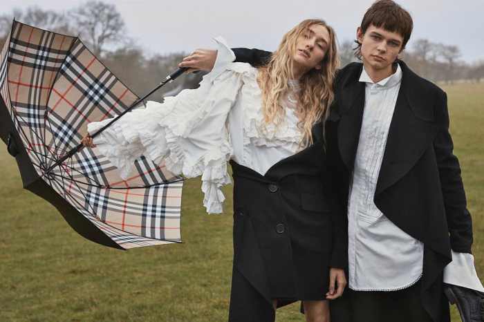 Pieces from Burberry's new February 2017 collection. Photo: @burberry/Instagram