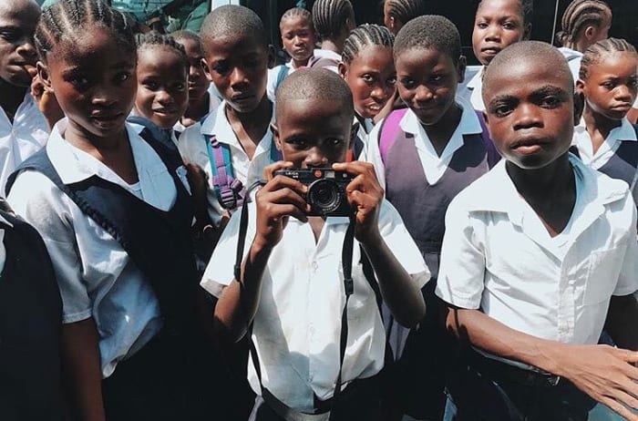 Uniform uses fashion production and sales to benefit children's education in Liberia. Photo: Daniel Arnold for Uniform