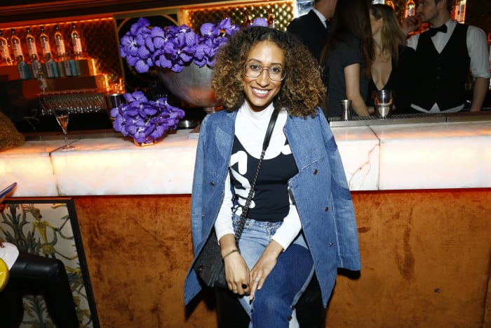 Elaine Welteroth at the Chrome Hearts X Bella Hadid collaboration launch on March 5, 2017 in Paris. Photo: Julien M. Hekimian/Getty Images for Chrome Hearts