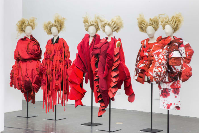 A view of "Rei Kawakubo/Comme des Garçons: Art of the In-Between." Photo: The Metropolitan Museum of Art