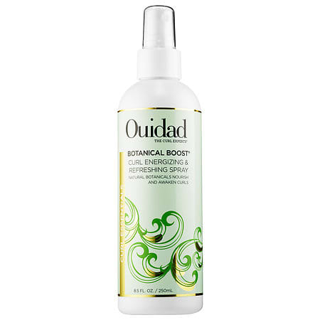 Ouidad Botanical Boost Curl Energizing & Refreshing Spray, $20, available at Ulta.