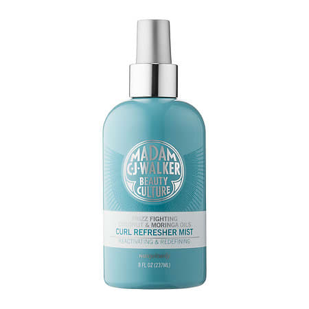 Madam C.J. Walker Beauty Culture Coconut & Moringa Oils Curl Refresher Mist, $26, available at Sephora.