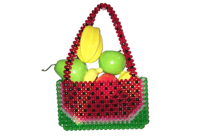 Susan Alexandra Watermelon Dream Clutch, $145, available at Susan Alexandra.