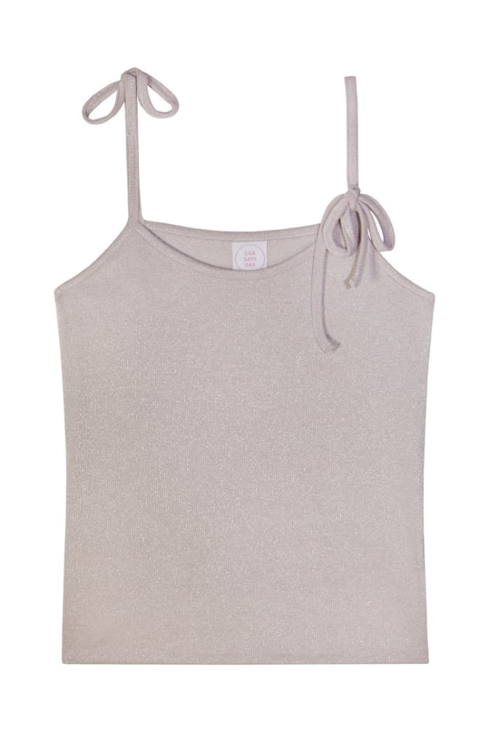 Lisa Says Gah Parigi tie cami, $72, available at Lisa Says Gah.