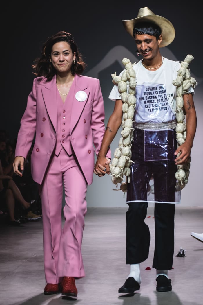 Barbara Sanchez-Kane at her Spring 2018 runway show during New York Fashion Week: Men's. Photo: Courtesy