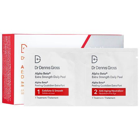 Dr. Dennis Gross Alpha Beta Extra Strength Daily Peel, $16 for five treatments, available at Sephora.