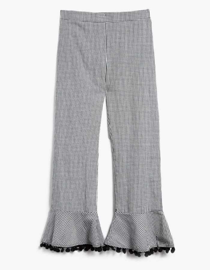 Farrow Pom Pom Pant in Gingham, $68, available at Need Supply Co.