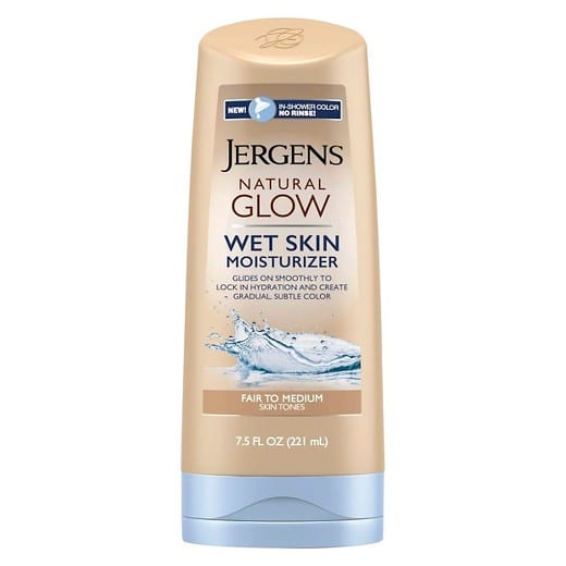 Jergens Natural Glow Wet Skin Moisturizer, $8.69, available at Target.