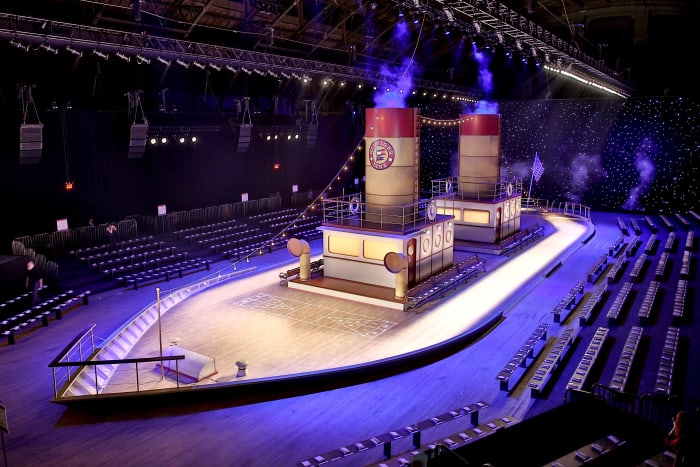 A view of Tommy Hilfiger's Fall 2016 show at Park Avenue Armory during New York Fashion Week. Photo: Neilson Barnard/Getty Images for Tommy Hilfiger