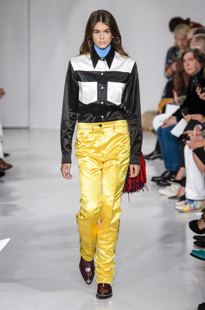 Kaia Gerber Makes Her Runway Debut for Calvin Klein - Fashionista