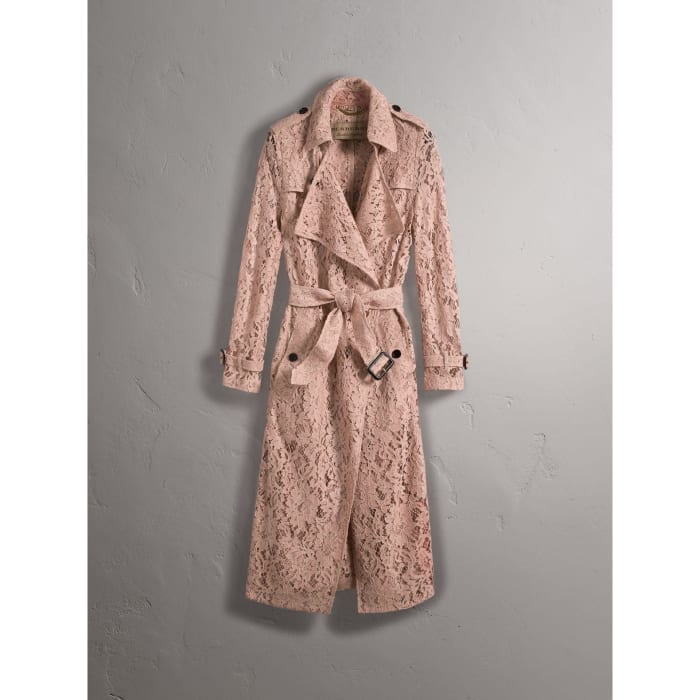 Macramé Lace Trench, $2,895, available at Burberry.