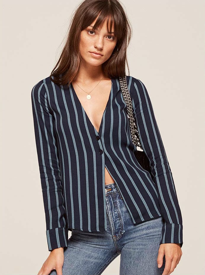 Reformation Risqué Top, $128, available at Reformation.