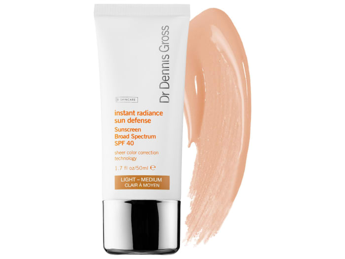 Dr. Dennis Gross Instant Radiance Sun Defense Sunscreen Broad Spectrum SPF 40, $42, available at Sephora