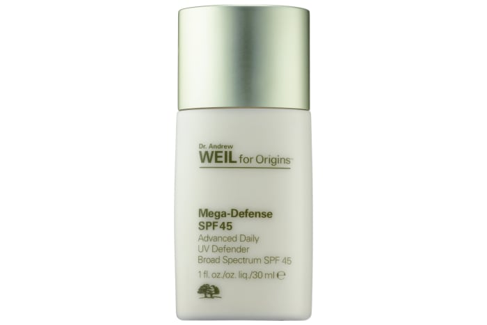 Dr. Andrew Weil For Origins Mega-Defense Advanced Daily UV Defender SPF 45, $41, available at Sephora