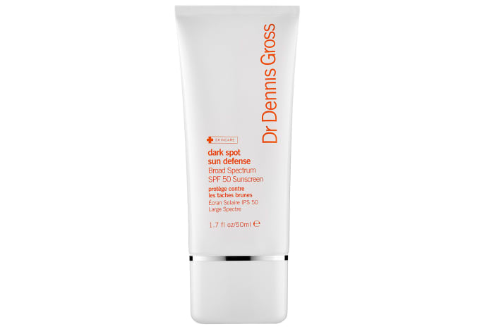 Dr. Dennis Gross Dark Spot Sun Defense Broad Spectrum SPF 50, $42, available at Sephora