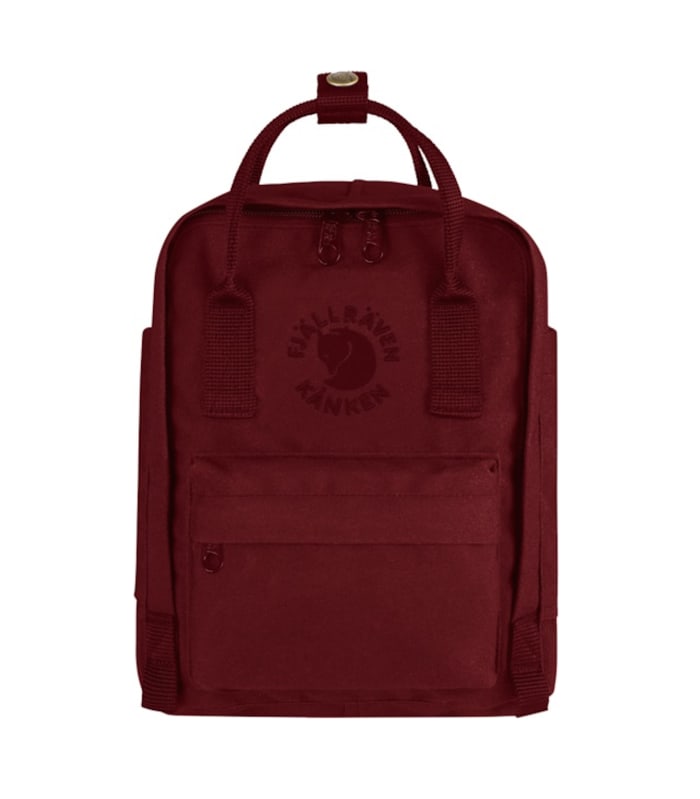 Fjällräven Re-Kånken Mini in Ox Red, $75, available at Fjällräven