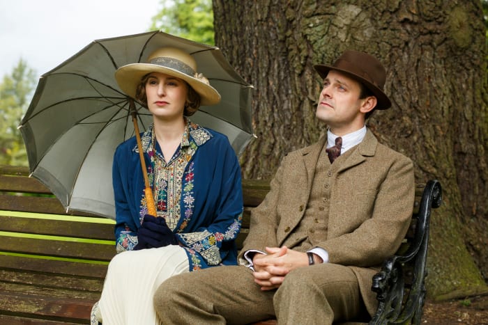 Lady Edith (Laura Carmichael) and Bertie (Harry Hadden-Paton) Photo: Nick Briggs/Carnival Film & Television Limited 2015 for MASTERPIECE