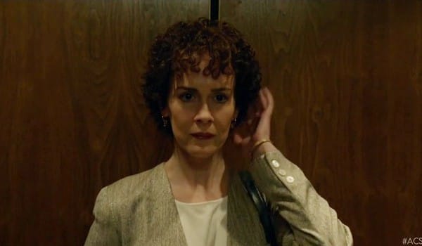 Sarah Paulson as a made-over Marcia Clark. Screengrab: People v. O.J. Simpson: American Crime Story/FX