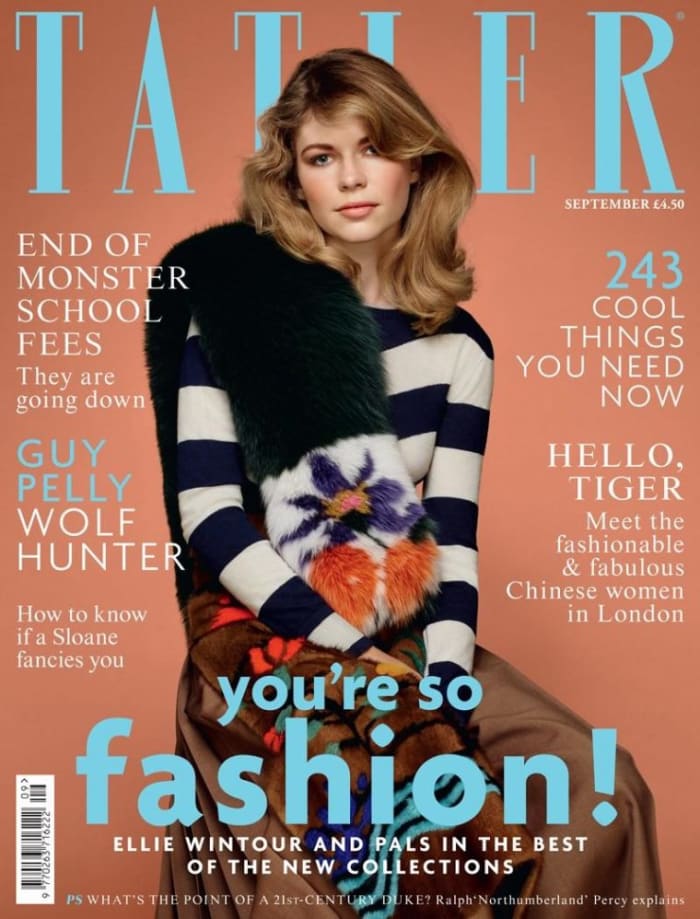 Anna Wintour's Niece, Ellie Wintour, Scored a September 'Tatler' Cover ...