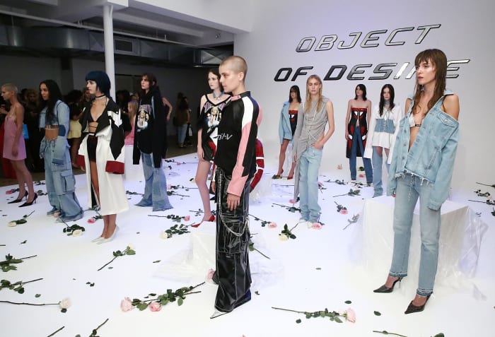 The Misbhv spring 2017 presentation during New York Fashion Week. Photo: Astrid Stawiarz/Getty Images