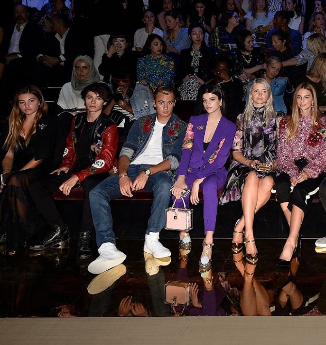 Meet the 21 Celebrity Millennials in the Front Row at Dolce & Gabbana's ...