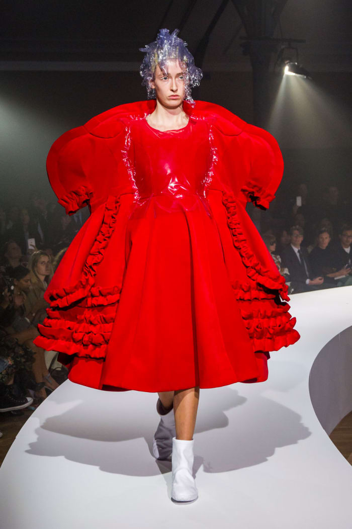 Rei Kawakubo Explored the Theme of 'Invisible Clothing' at Comme des