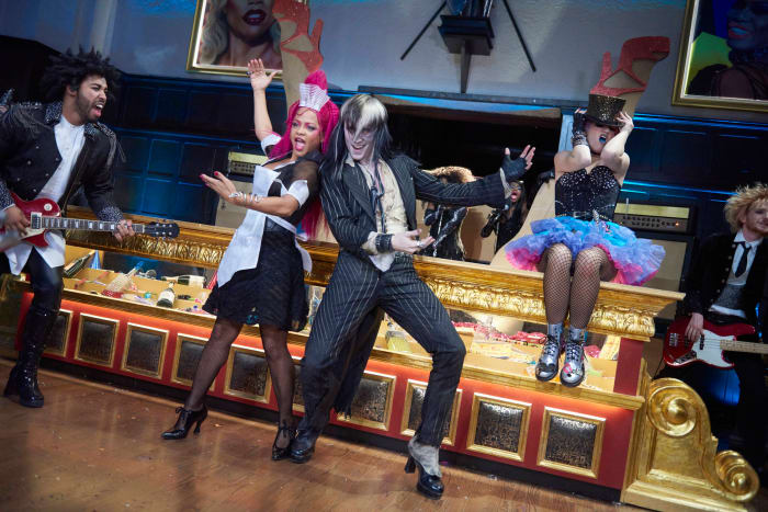 Magenta (Christina Millian), Riff Raff (Reeve Carney) and Columbia (Annaleigh Ashford). Photo: Steve Wilkie/FOX