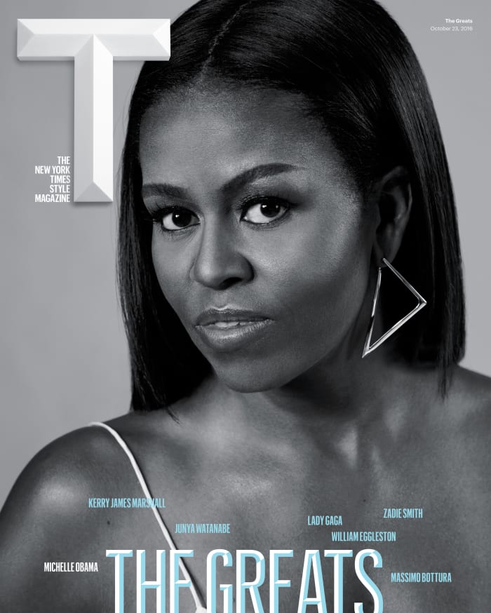 We Can All Agree Michelle Obama Looks Great On The Cover Of 'T Magazine ...