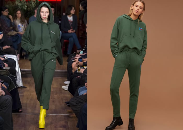 Left: Ventements Spring 2016; Right: Aritzia