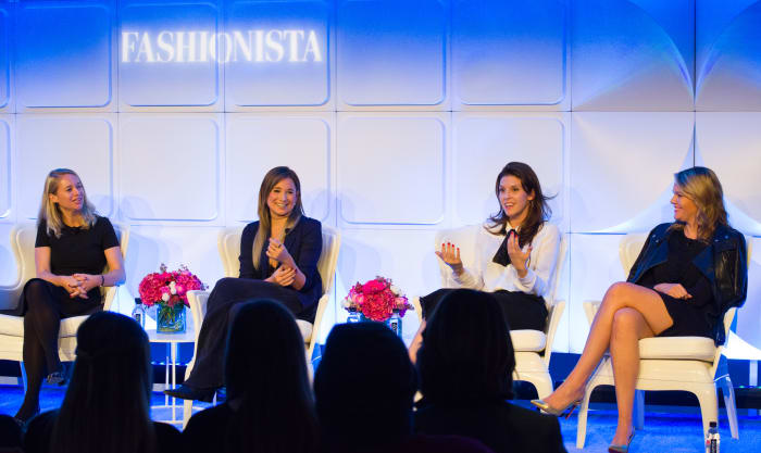 Krista Neuhaus, Danielle Bernstein, Jennifer Powell and Reesa Lake. Photo: Arnold Soshkin/Fashionista
