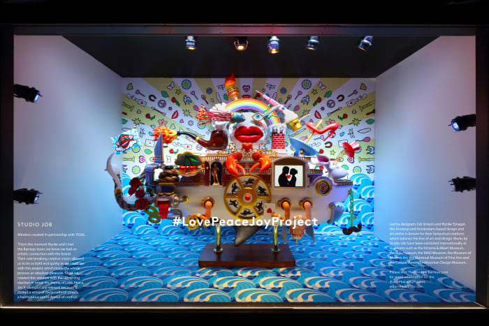 We're not entirely sure what's happening here, but we're going along with it. Photo: Tom Sibley/Barneys New York