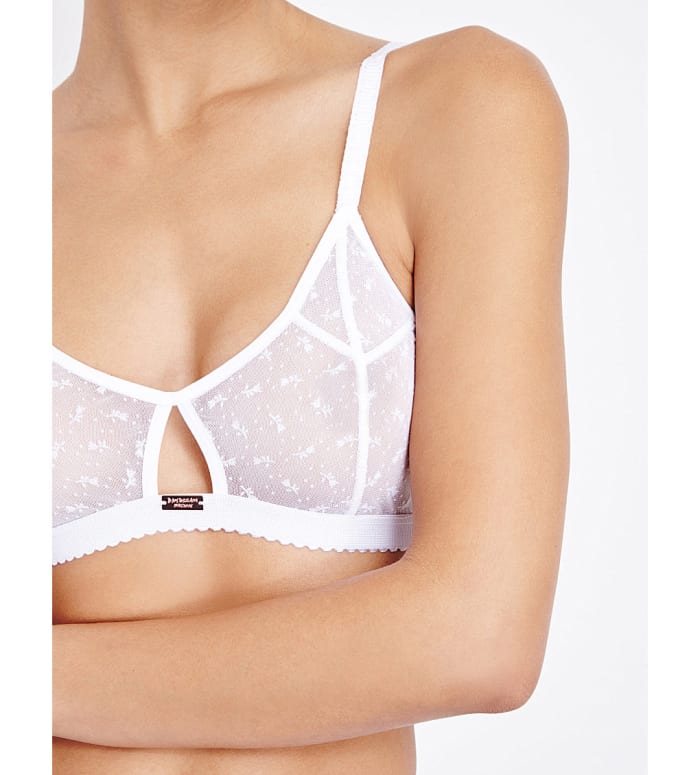 Cheesecake bralette in baby’s breath white, $74, available at Selfridges.