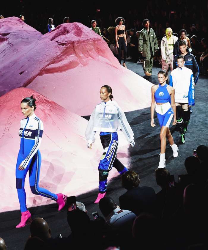 The finale of Fenty Puma's Spring 2018 runway show. Photo: @puma/Instagram