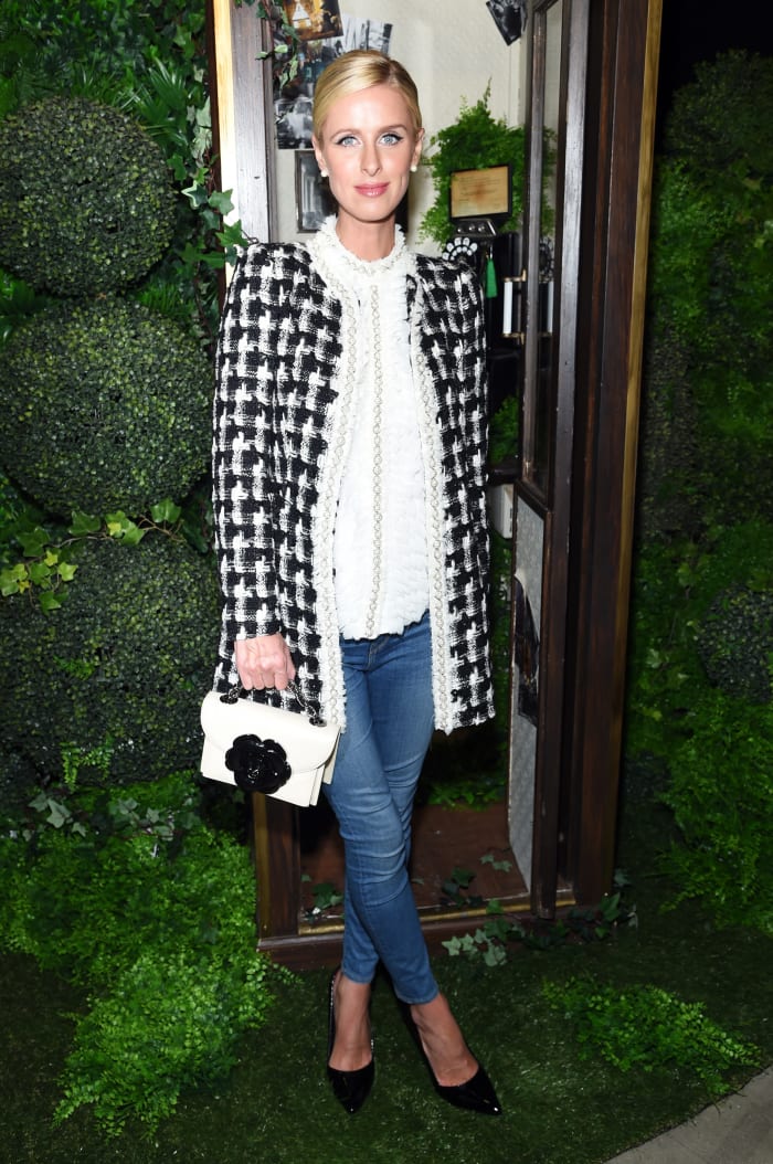 Hilton Rothschild at Alice + Olivia's Spring 2018 presentation during New York Fashion Week Photo: Jamie McCarthy/Getty Images