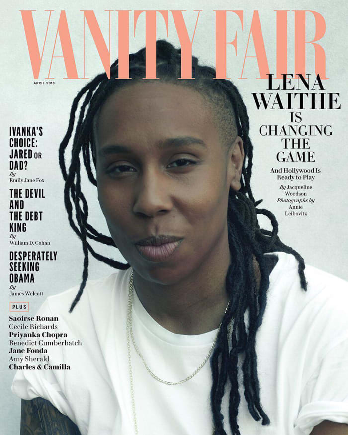 Lena Waithe on the April cover of "Vanity Fair." Photo: @vanityfair/Instagram