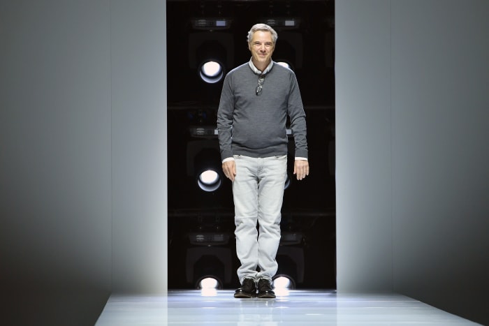 Olivier Lapidus at Lanvin's Spring 2018 runway show during Paris Fashion Week. Photo: Pascal Le Segretain/Getty Images