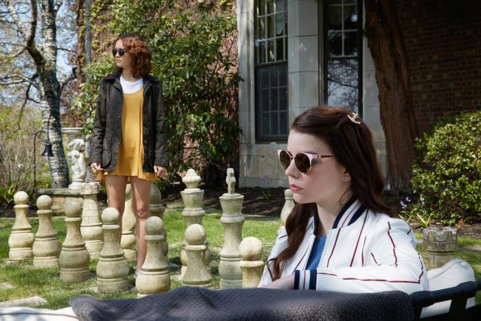 Anya Taylor-Joy stars as Lily and Olivia Cooke as Amanda and in "Thoroughbreds." Photo: Claire Folger/Focus Features