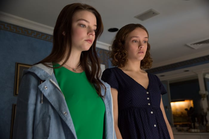 Anya Taylor-Joy stars as Lily and Olivia Cooke as Amanda and in "Thoroughbreds." Photo: Claire Folger/Focus Features