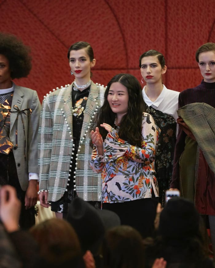 Snow Xue Gao at her Fall 2018 runway show. Photo: @snowxuegao/Instagram