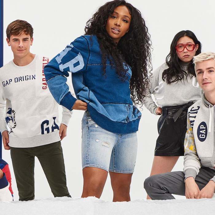 SZA stars in the campaign for Gap's 2018 "Logo Remix" collection. Photo: @gap/Instagram