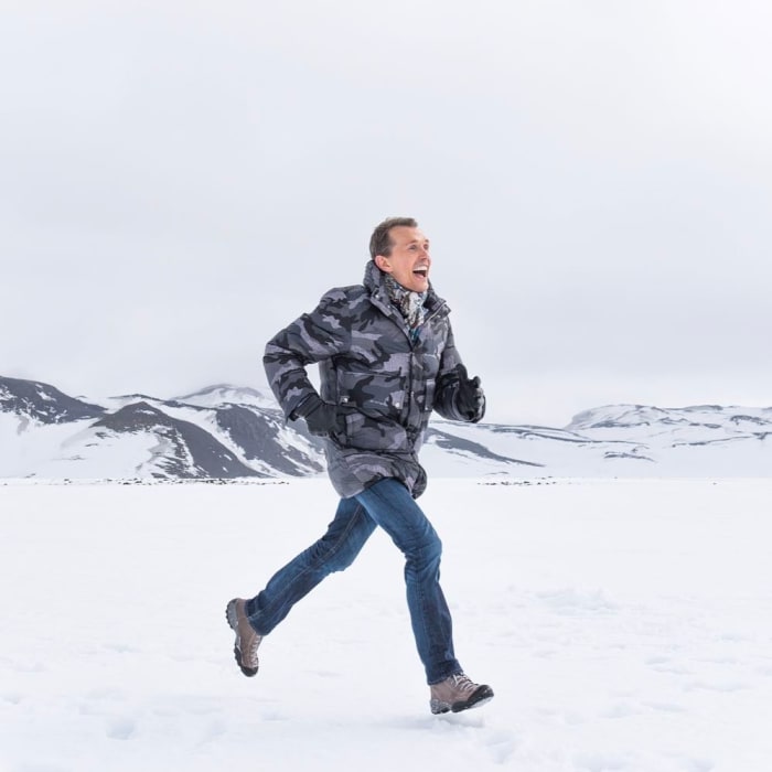 Henriksen during a trip to Iceland. Photo: @olehenriksen/Instagram