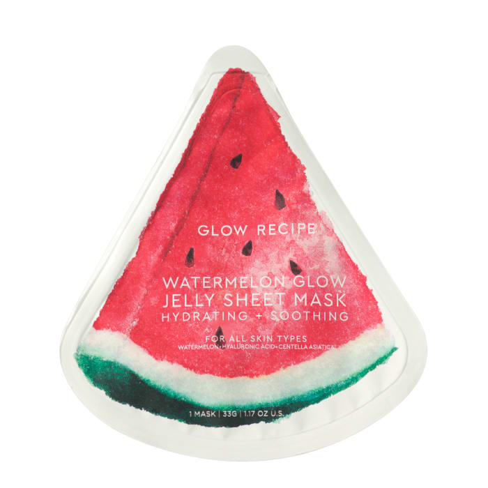 The Glow Recipe Watermelon Jelly Sheet Mask. Photo: Courtesy of Glow Recipe