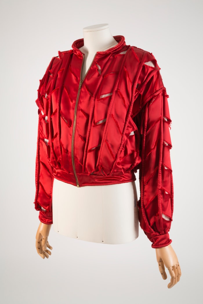 Vivienne Westwood, jacket, rayon satin, spring 1991, England. The Museum at FIT, 98.140.1, museum purchase. Photo: Courtesy