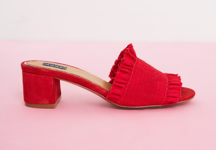Jagger Stitched Blocked Heel, $128, available at BNKR.