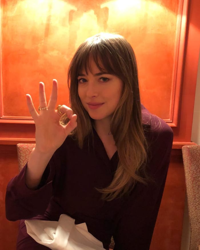 Dakota Johnson. Photo: @marktownsend1/Instagram