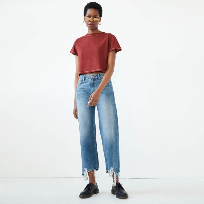 Warp + Weft ICN Wide Leg Jeans in Carolina, $98, available here.