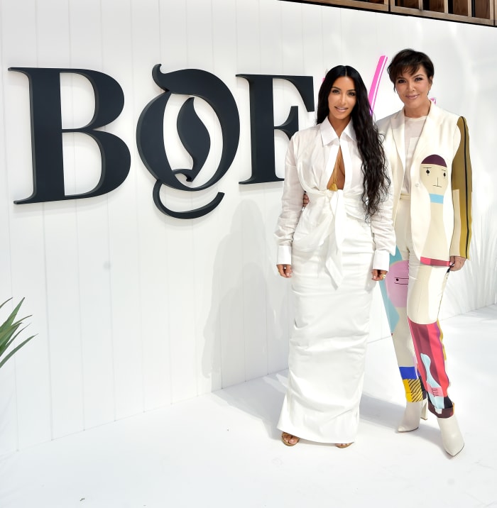 Kim Kardashian and Kris Jenner at BoF West. Photo: Stefanie Keenan/Getty Images for The Business of Fashion