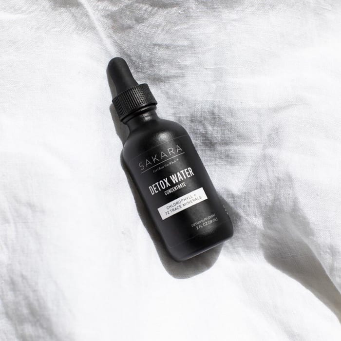 Sakara Detox Water Concentrate, $39 for two two-ounce bottles, available here.