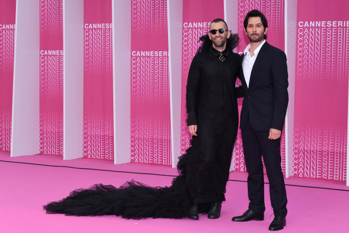 Tom Salama and Ran Danker at the 1st Cannes International Series Festival on April 10, 2018 in Cannes, France. Photo: Pascal Le Segretain/Getty Images