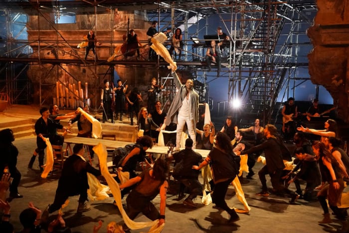 John Legend in 'Jesus Christ Superstar Live!' with Emmy-nominated costume design by Paul Tazewell. Photo: Eric Liebowitz/NBC